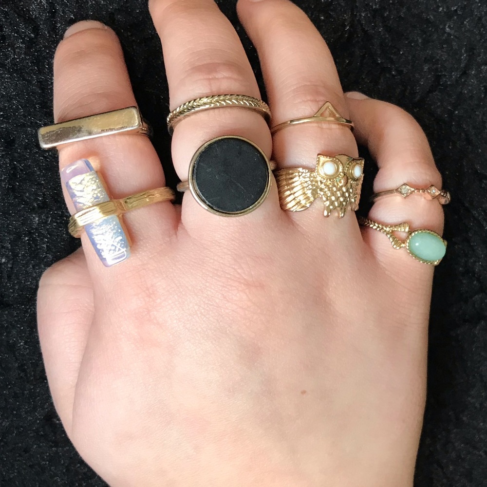 8 PACK OF RINGS